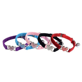 Bonheur de Chat Collier pour chat avec élastique réglable en 5 couleurs