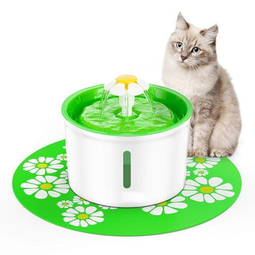 Bonheur de Chat Fontaine à eau électrique réglable pour chat