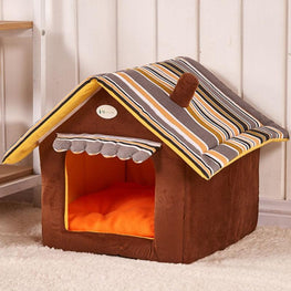 Bonheur de Chat Maison / Niche pour chat en 3 tailles et 3 couleurs