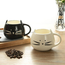 Bonheur de Chat Mug en céramique 300ml 2 couleurs