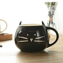 Bonheur de Chat Mug en céramique 300ml 2 couleurs