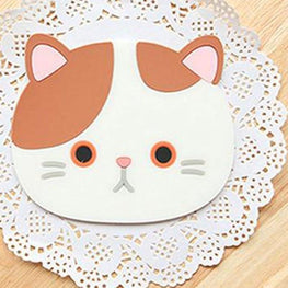 Bonheur de Chat Sous-tasse chat en silicone 6 couleurs