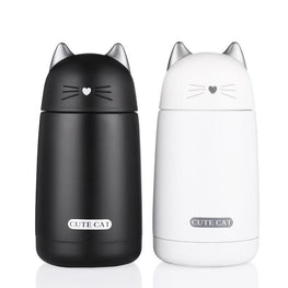 Bonheur de Chat Thermos Isotherme Chat 330ml en 4 couleurs