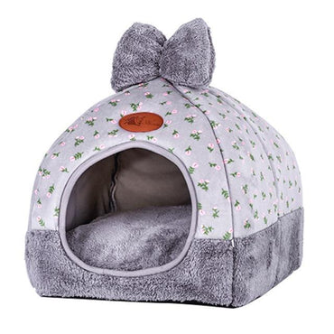 Bonheur de Chat Jolie petit panier cosy en polaire