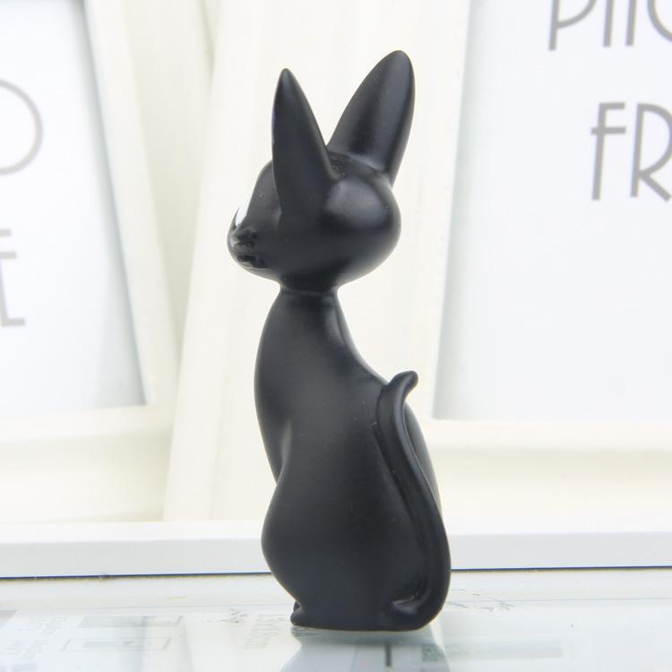 Bonheur de Chat Magnifique statuette chat noir + 2 mini statuettes chat offertes